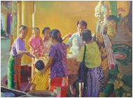 Myanmar Artist Aung Kyaw Tun